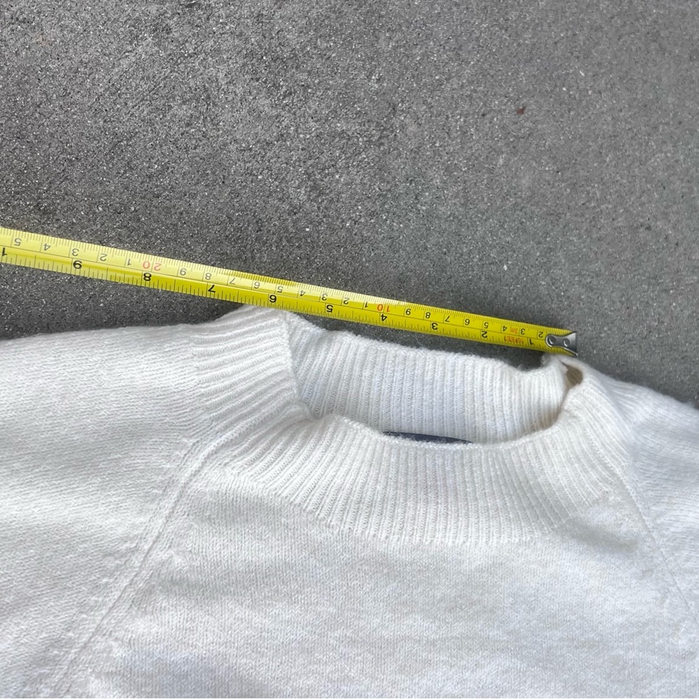 Vince Camuto Cream Short Sleeve Office Sweater Timeless NWT Nordstrom Capsule XL - Picture 7 of 13